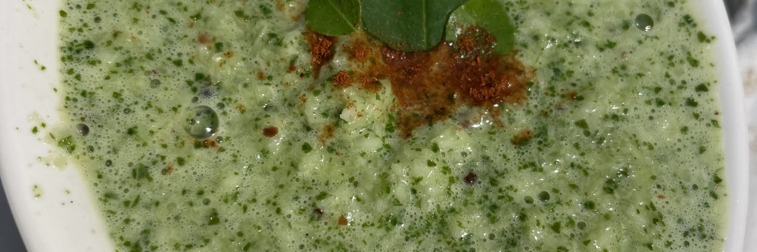 Moringa, Curry Leaf, and Coconut Chutney